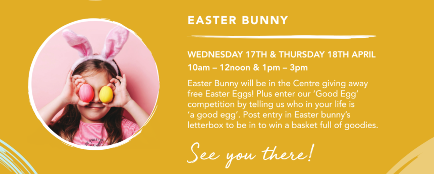 THE BUNNY’S COMING… WITH EGGS!