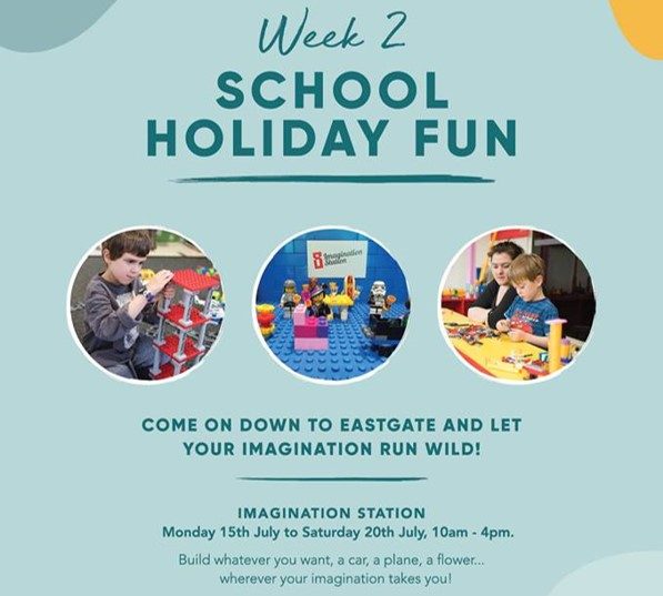 Let your imagination run wild these School Holidays at Eastgate!