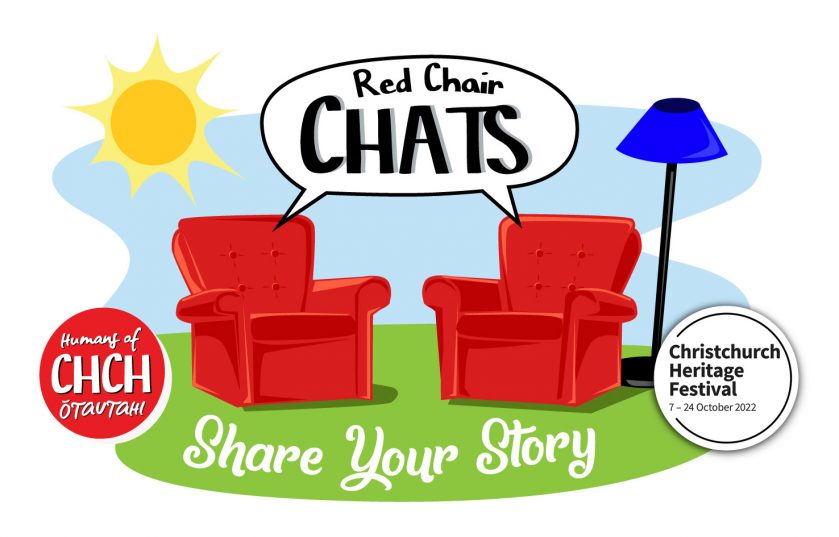 Humans of Christchurch bring the Red Chair Chats to us at Eastgate