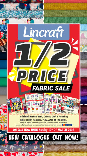 Lincraft Fabric and Yarn Sale