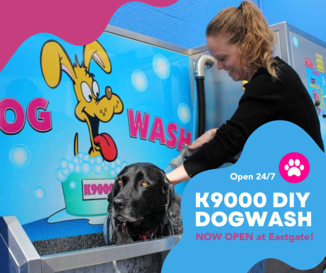 The K9000 DIY Dogwash is now open at Eastgate!
