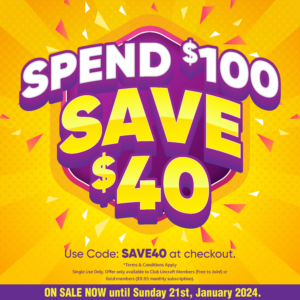 Lincraft Spend $100 save $40 Sale is on now!
