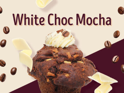 The White Choc Mocha Muffin