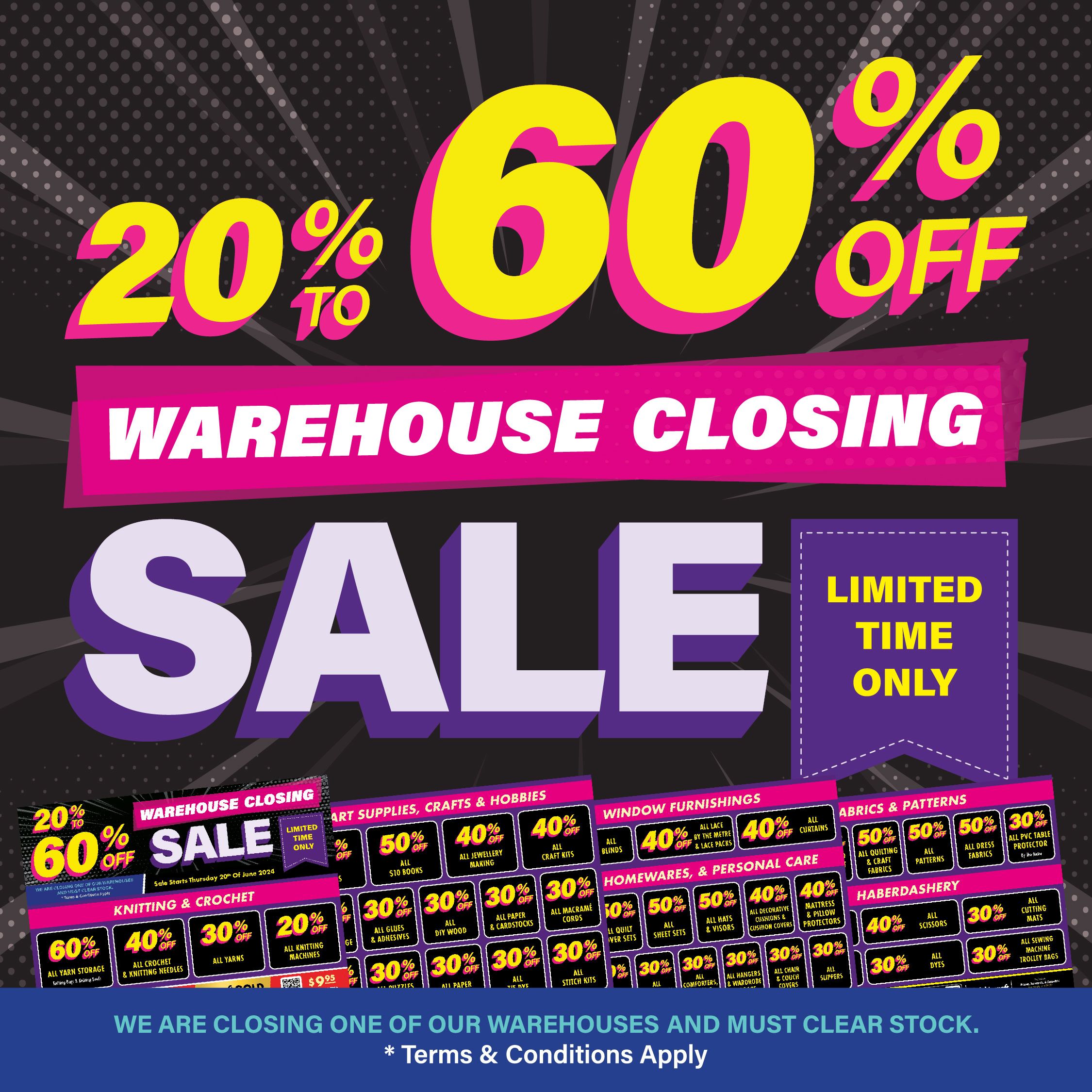 Lincraft Warehouse Closing SALE is on NOW! « Eastgate Mall – Shop Easy ...