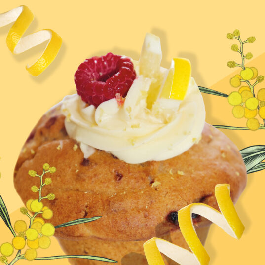Relaunching the Lemon & Raspberry Muffin…YUM!