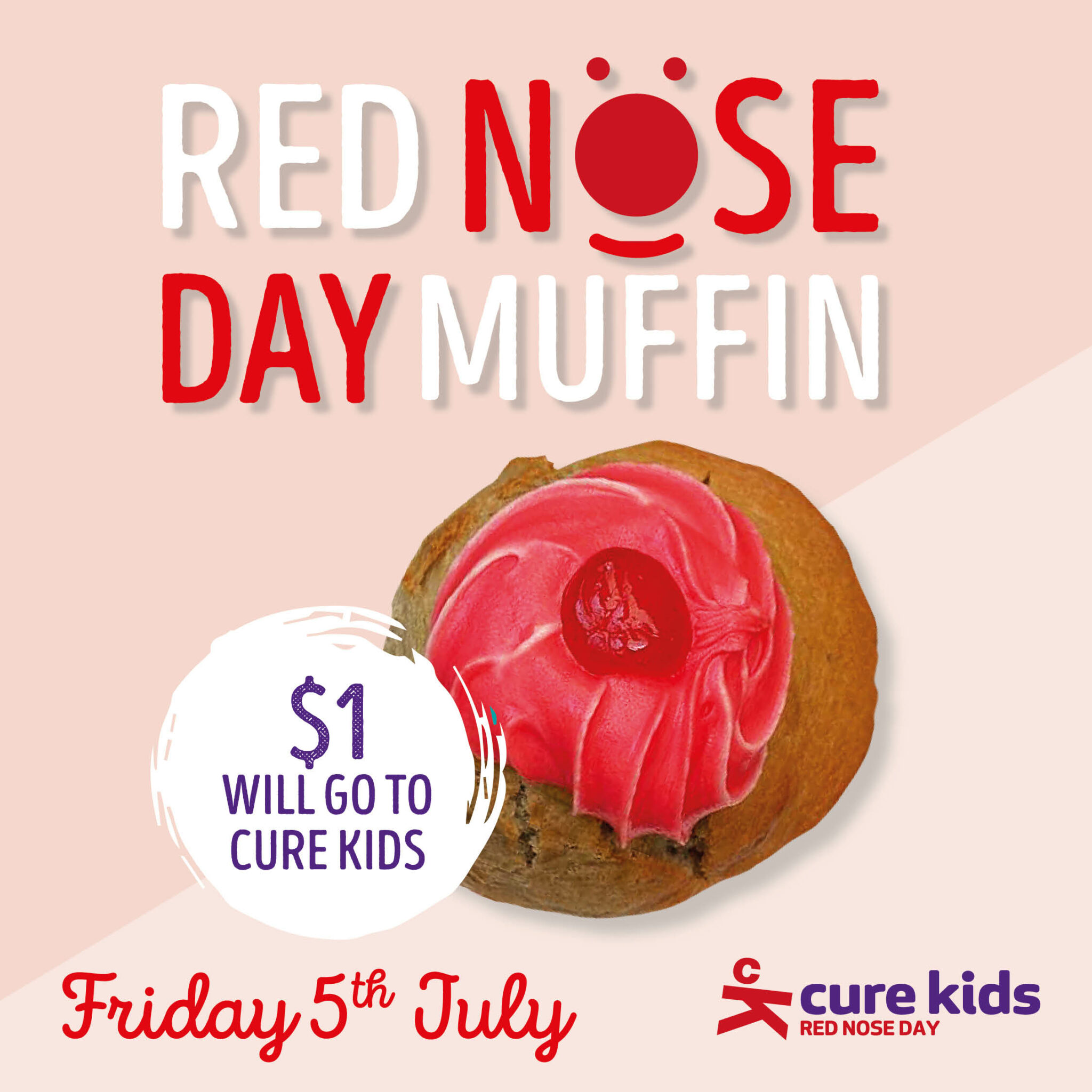 Red Nose Day at Muffin Break « Eastgate Mall – Shop Easy Christchurch