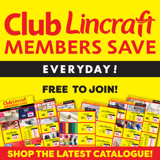 Club Lincraft Members Catalogue out now