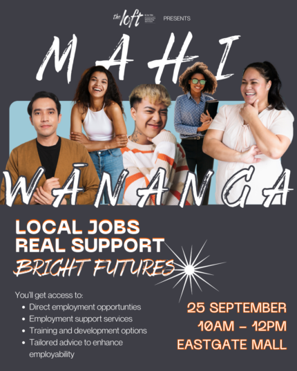 Mahi Wānanga – 25th September