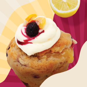 Berry Citrus Burst Muffin – available now at Muffin Break!