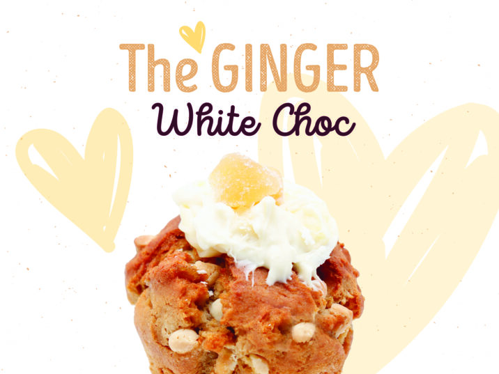 The Ginger White Choc Muffin