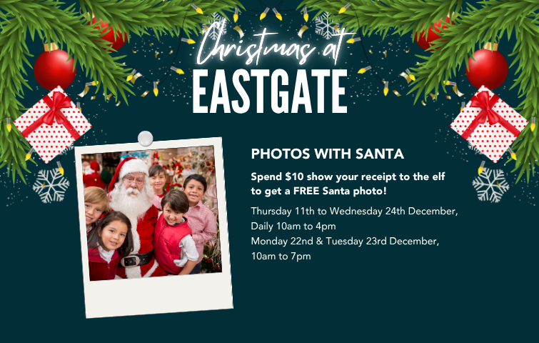 Get your photo taken with Santa!