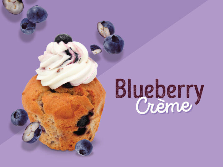 Muffin Break’s Blueberry Crème Muffin